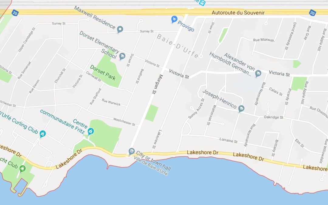 mapofbaiedurfe L'Association des Résidents BaieD'Urfé Citizens