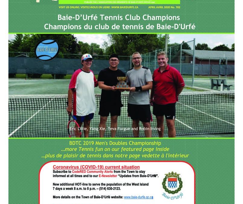 782apr2020 L'Association des Résidents BaieD'Urfé Citizens Association