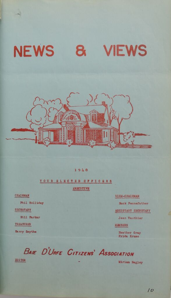 nv194804i010 L'Association des Résidents BaieD'Urfé Citizens